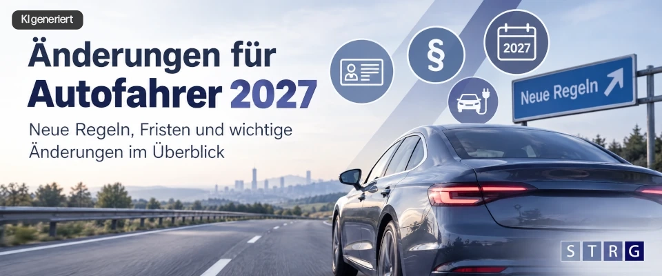 © KI generiert - Änderungen für Autofahrer 2027 im Verkehrsrecht
